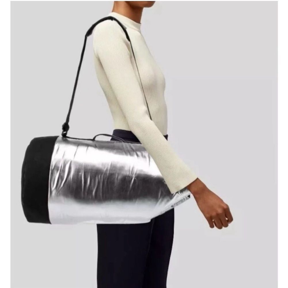 Paco Rabanne - Stylish Silver and Black Women's Weekend Bag NWOT